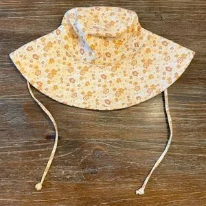 LACK OF COLOR HOLIDAY FLORAL BUCKET HAT IN PEACH BLOOM, S/M Lack Of Color | Accessories | Lack Of Color Holiday Bucket  main image 4